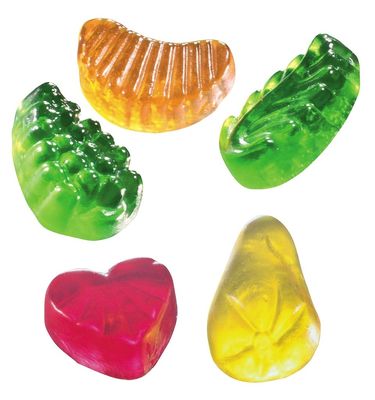 Gelatina Pectina Soft Candy Full Automatic Gelatina Pectina Soft Candy Making Production Line Gummie Bear Orange Shape