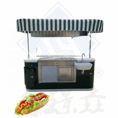 Mobile Food Shop Camionino per snack alimentari personalizzato per l'esposizione al dettaglio a 285*200*215 dimensioni