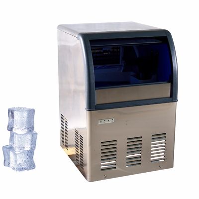 Macchina per la fabbricazione di cubetti di ghiaccio Commerciale 5000 kg Compressore Sanyo automatico di raffreddamento dell'aria