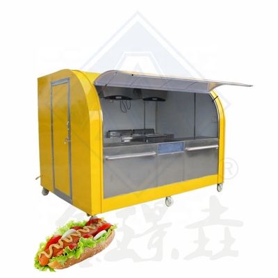 Carrello alimentare in acciaio inossidabile per carne patatine francesi