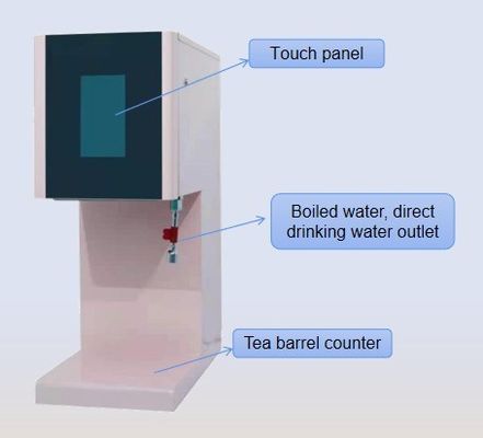 Materiale di alloggiamento Acciaio inossidabile JYT-5P 2022 Macchina automatica per la produzione di tè con 12 funzioni