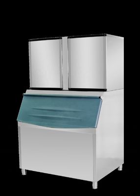 1230x930x1940mm Macchina commerciale per la fabbricazione di cubetti di ghiaccio con raffreddamento ad aria o ad acqua