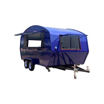 Camionino alimentare mobile con autocarro per gelati con attrezzature di cucina complete e lunga durata di vita
