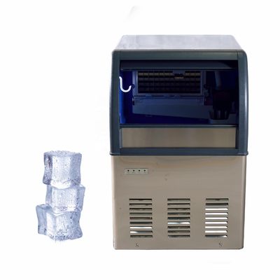 Macchina industriale per la fabbricazione di cubetti di ghiaccio con funzionamento automatico e compressore Sanyo