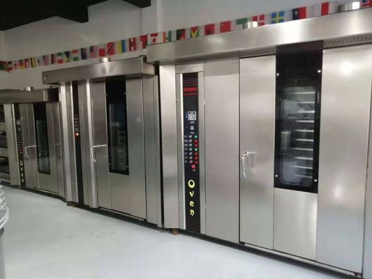 32 Forno rotativo a vassoio 380V Consumo di energia elettrica 52,5 kWh per fabbricazione di pani industriali