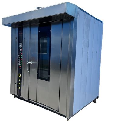 1800X2000X2200mm Forno rotativo per pane commerciale completamente automatico con 1 scaffale quantità di carico