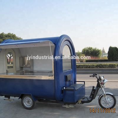 Lunga durata di vita Motociclo Triciclo Gelato Food Truck con cucina completamente attrezzata