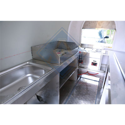 Lunga durata di vita Motociclo Triciclo Gelato Food Truck con cucina completamente attrezzata