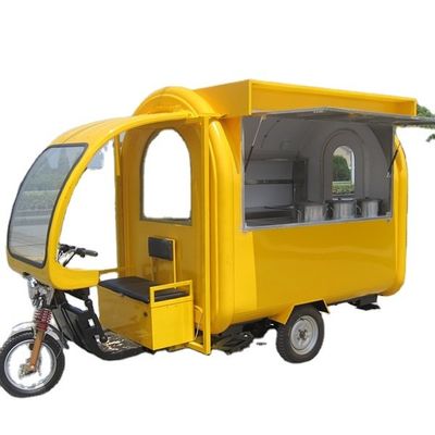 Triciclo a moto completamente attrezzato per la cucina per gelati mobili per strada