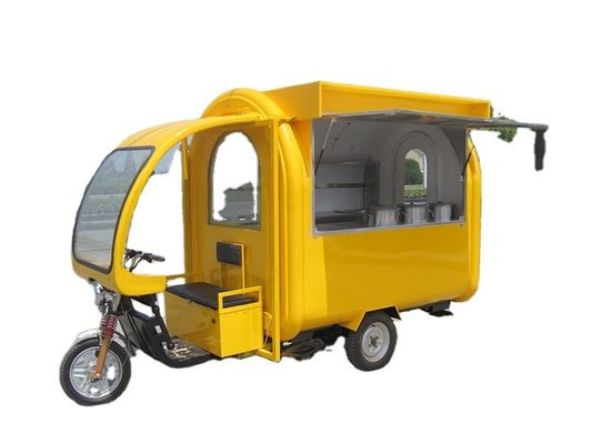 Triciclo a moto completamente attrezzato per la cucina per gelati mobili per strada
