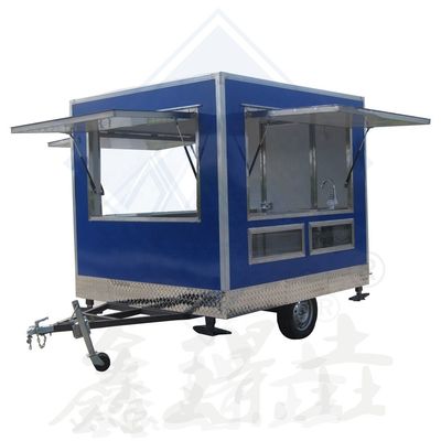 Colorato su misura Camion di cibo vintage completamente attrezzato Ristorante Pollo Rotisserie Grill