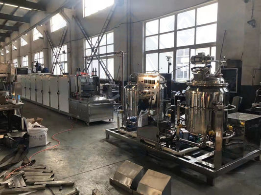 Produrre vari tipi di caramelle con la macchina automatica per la fabbricazione di caramelle gommose da 150 kg/h