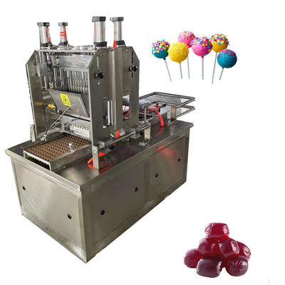Alta produttività Colorata Lollipop Candy Making Machine con progettazione professionale