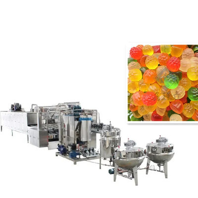 Automatica 150 kg/h Industrial Lollipop Candy Making Machine Linea di produzione di caramelle