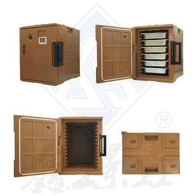 Spedizioni di alimenti surgelati semplificate con S90 Piccole ruote installate in fondo a scatola isolante