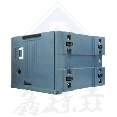 Spedizioni di alimenti surgelati semplificate con S90 Piccole ruote installate in fondo a scatola isolante