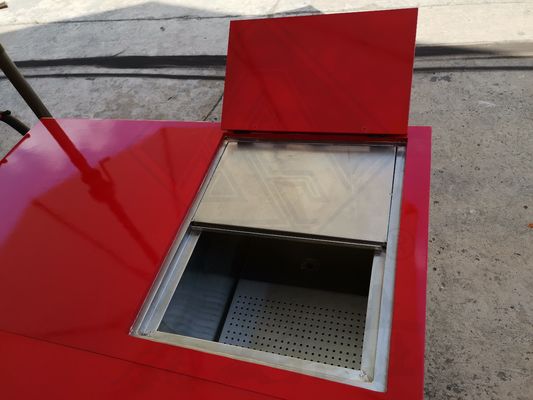 Camionetti alimentari in rimorchio d'epoca Camionetto mobile caffè cibo bici carrello con opzioni di vendita al dettaglio