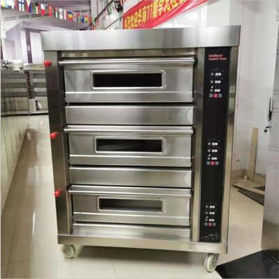 Unico forno per la pizza a 2 ponti e 4 vassoi Perfetto per la pasticceria in attrezzature alberghiere di uso diffuso