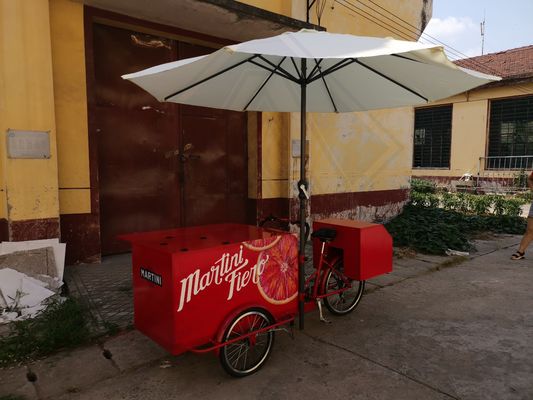 Vendita di Snack Food Function Tricycle Mobile Food Trailer con supporto tecnico video