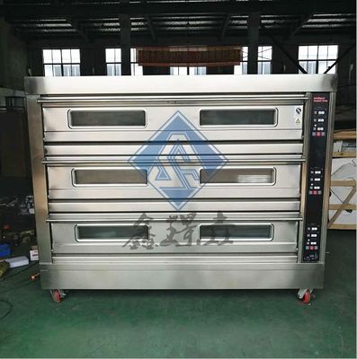 0.1kw Forno a gas da forno commerciale da forno da forno a gas a 3/4 di copertura Forno da forno da forno a gas / Forno a convezione a gas