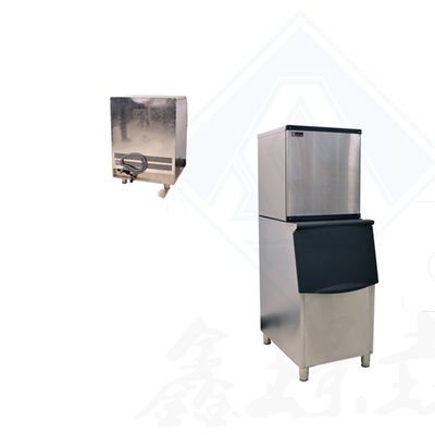 TECUMSEH Compressore 220V 300kg Quadrato Ice Cube Making Machine per la produzione di ghiaccio cubo