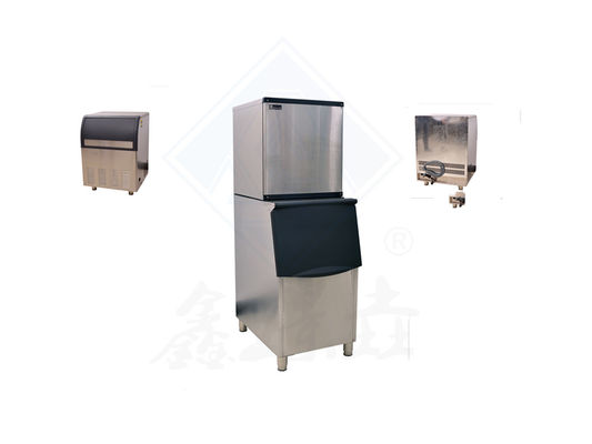 TECUMSEH Compressore 220V 300kg Quadrato Ice Cube Making Machine per la produzione di ghiaccio cubo