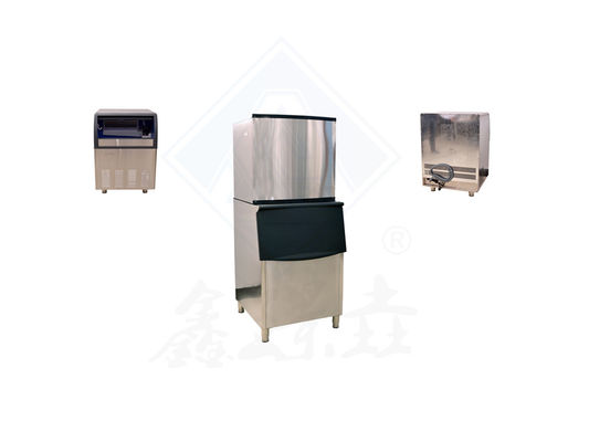 TECUMSEH Compressore 220V 300kg Quadrato Ice Cube Making Machine per la produzione di ghiaccio cubo