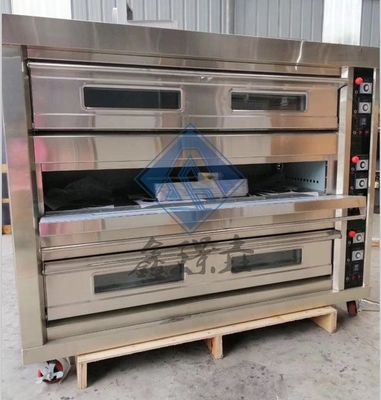 2022 Macchina da forno per pizza Forno da forno a gas commerciale con supporto tecnico video