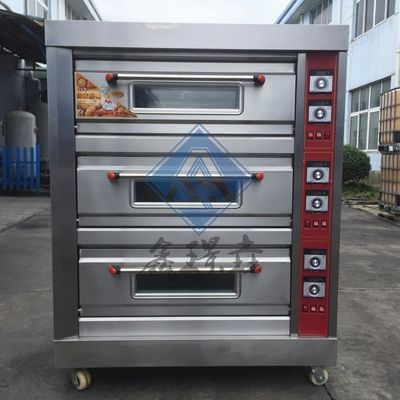 2022 Macchina da forno per pizza Forno da forno a gas commerciale con supporto tecnico video