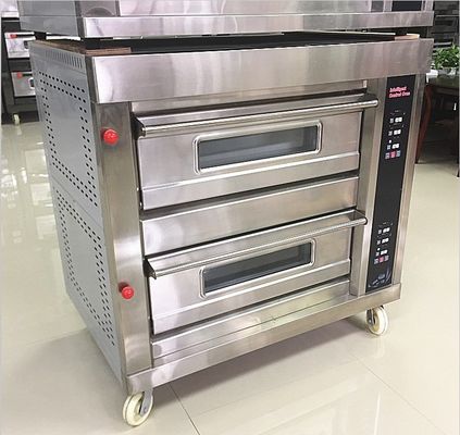 0Forno elettrico da 1 kW per il pane 3 forni da 12 vassoi forno a gas da forno con controllo del timer