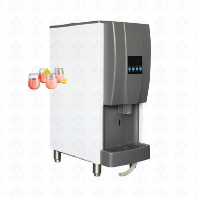 Macchina automatica per la produzione di ghiaccio ad alta produttività con distributore di acqua calda e fredda