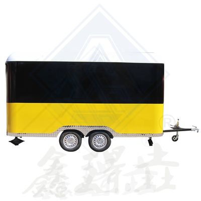 750 kg Mobile Kitchen Fast Food Trailer Truck per vendere snack in qualsiasi momento ovunque tu vada