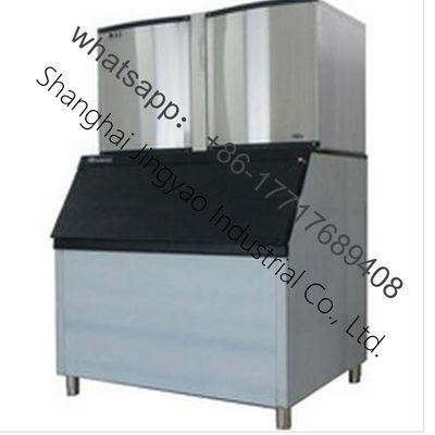 Apparecchiature per la caffetteria Macchina di produzione di ghiaccio a cubo per bar di succo 750W e forma di blocco di ghiaccio