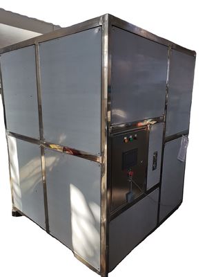 Alta capacità 2 tonnellate al giorno Semi-automatico Industrial Ice Cube Maker JYC-6000P 380V