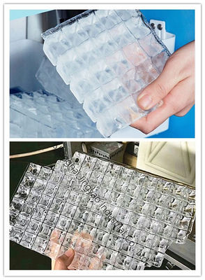 Macchina per ghiaccio a cubo automatico con forma di cubo di ghiaccio e capacità di deposito di 450 kg