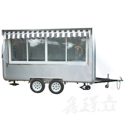 Camion alimentare mobile Bar mobile trailer Food Caravan Fryer Pollo a griglia Carrello alimentare