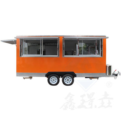 Camion alimentare mobile Bar mobile trailer Food Caravan Fryer Pollo a griglia Carrello alimentare