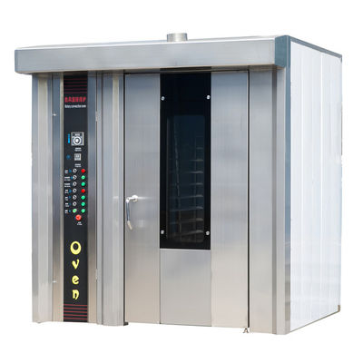 Apparecchiature alimentari Panetteria Bruciatore automatico a gas Forno a cremagliera rotante con forno rotativo per pollo