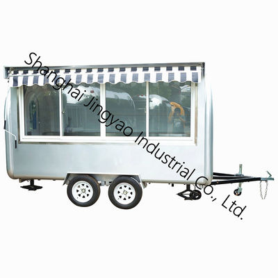 500 kg/h di capacità Fast Food trailer con Popcorn Cart e Taiyaki Ice Cream Cone Machine