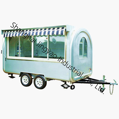 500 kg/h di capacità Fast Food trailer con Popcorn Cart e Taiyaki Ice Cream Cone Machine
