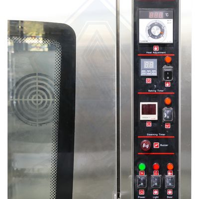 Macchina da forno a convezione elettrica con 10 vassoi e fonte di alimentazione elettrica