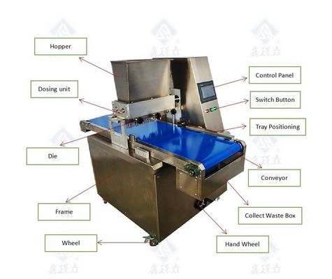 Macchina elettrica per biscotti industriali per panetteria