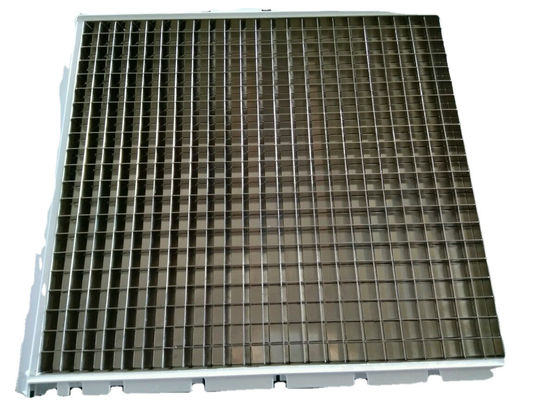 500 kg al giorno Evaporatore a cubo di ghiaccio ad alta produttività con griglia quadrata di rame Dimensione 22*22*22