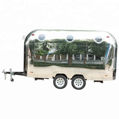 Grande rimorchio alimentare a motore personalizzato 2300*1750*2100mm Camionino alimentare a buffet mobile