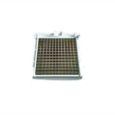 Produttore commerciale di cubetti di ghiaccio con capacità di stoccaggio di 100 kg di ghiaccio e evaporatori di ghiaccio 16*17
