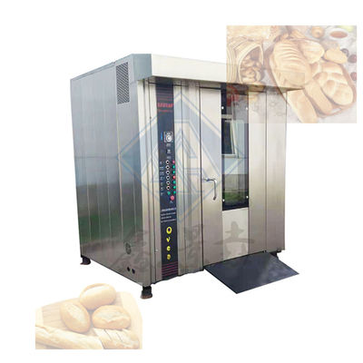 Forno rotativo a 32 vassoi a temperatura controllata per la produzione di pane nel mercato al dettaglio