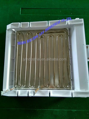 Evaporatore a cubetti di ghiaccio di dimensioni personalizzate per parti di refrigerazione nel mercato di Shanghai