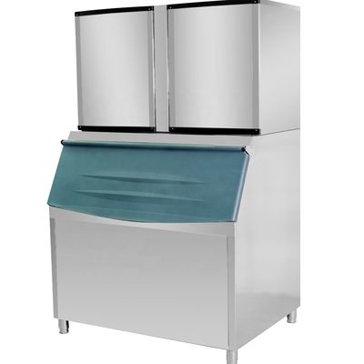 Fabbricante di cubetti di ghiaccio con raffreddamento industriale ad aria e acqua