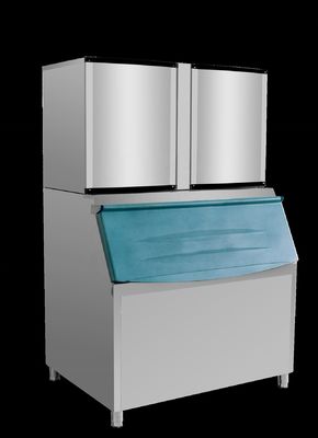 Fabbricante di cubetti di ghiaccio raffreddamento ad acqua o aria Macchina per cubetti di ghiaccio automatici commerciali combinati