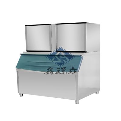 Fabbricante di cubetti di ghiaccio raffreddamento ad acqua o aria Macchina per cubetti di ghiaccio automatici commerciali combinati